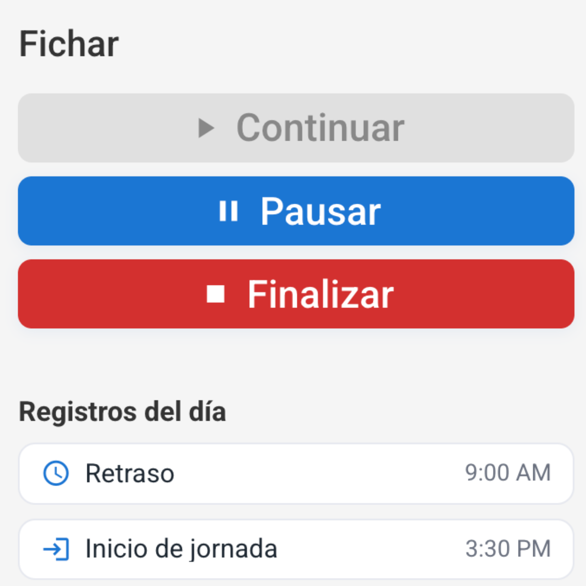 Z-épsilo time tracking interface